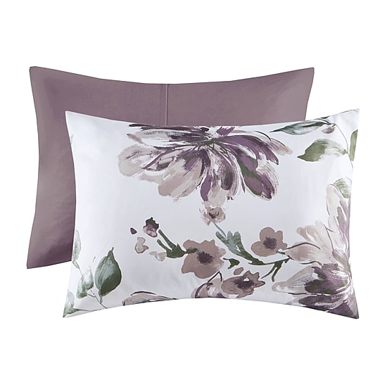 Madison Park Essentials Leena Floral Complete Bedding Set with Sheets