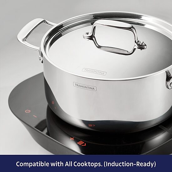 Tramontina Utsava Stainless Steel 3.25-qt. Covered Casserole