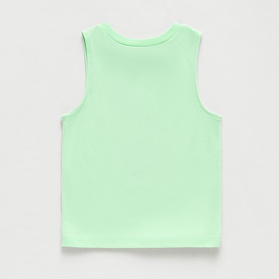 Okie Dokie Toddler & Little Boys Round Neck Sleeveless Tank Top
