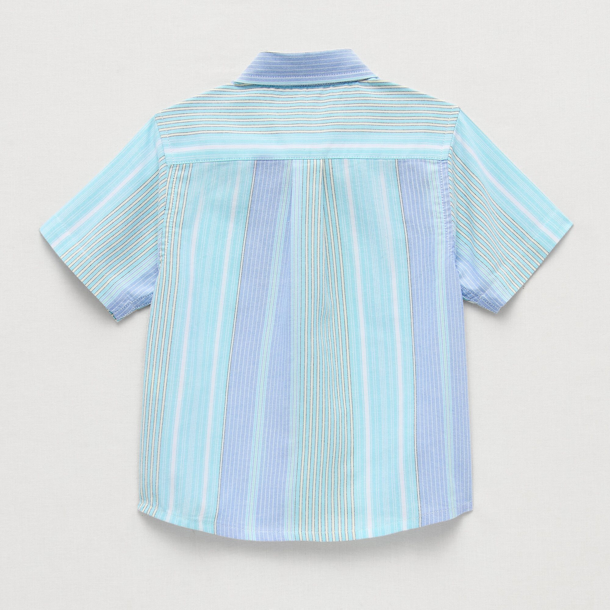 U.S. Polo Assn. Toddler Boys Y Neck Short Sleeve Regular Fit Button-Down Shirt