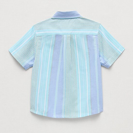 U.S. Polo Assn. Toddler Boys Y Neck Short Sleeve Regular Fit Button-Down Shirt