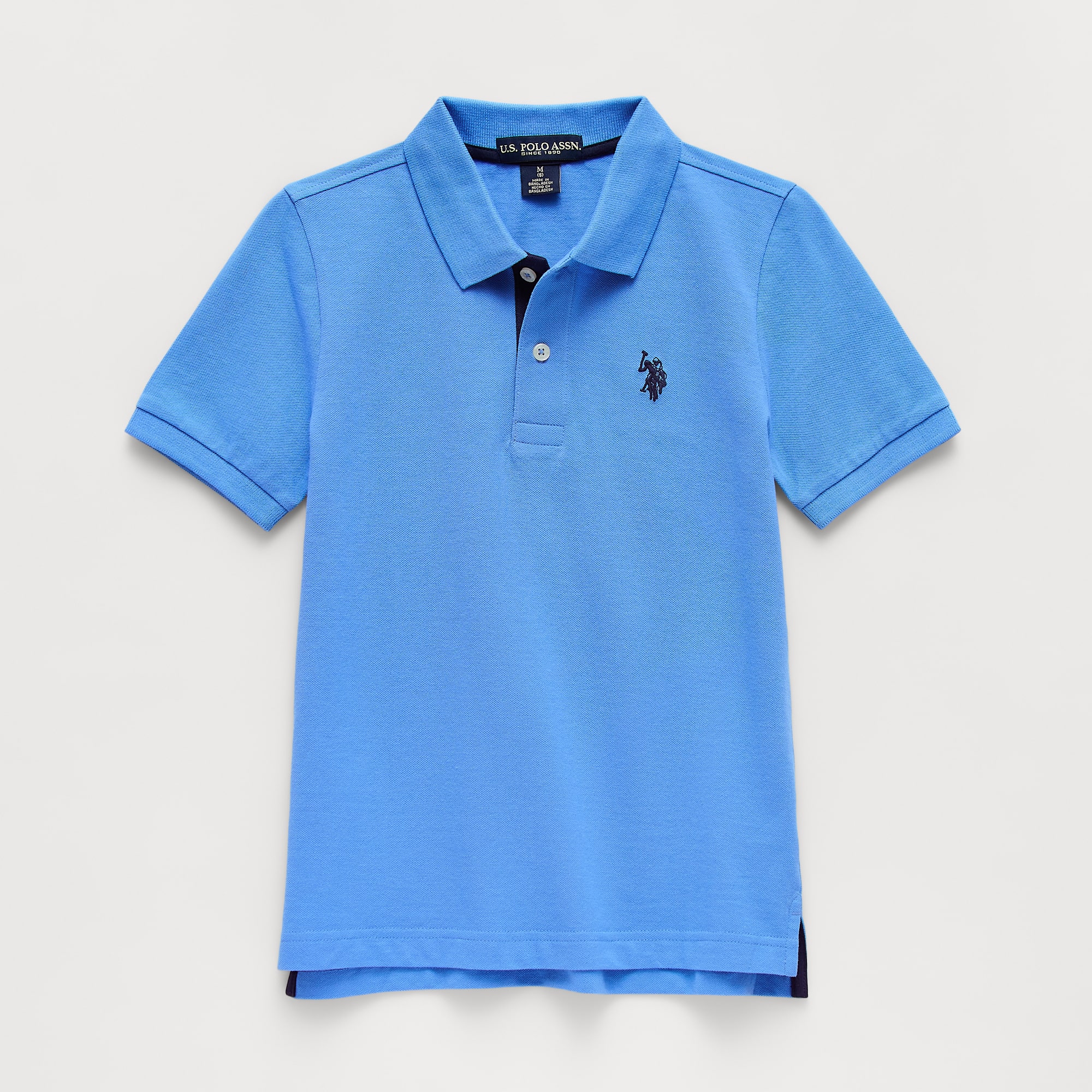 U.S. Polo Assn. Little & Big Kid Boys Short Sleeve Regular Fit Embroidered Shirt