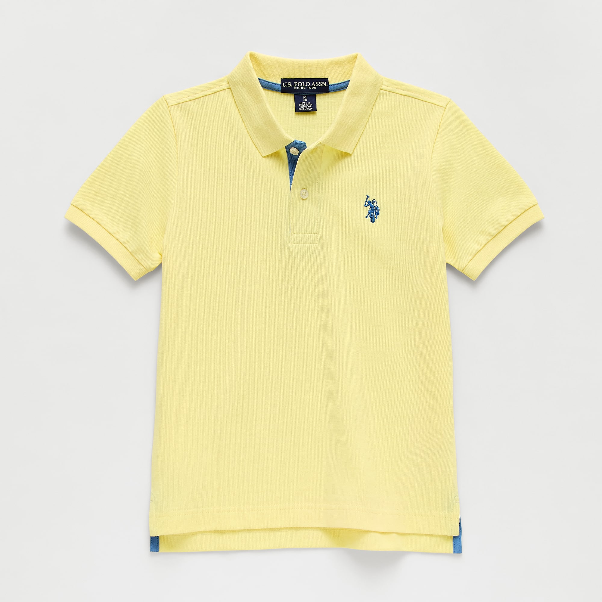 U.S. Polo Assn. Little & Big Kid Boys Short Sleeve Regular Fit Embroidered Shirt
