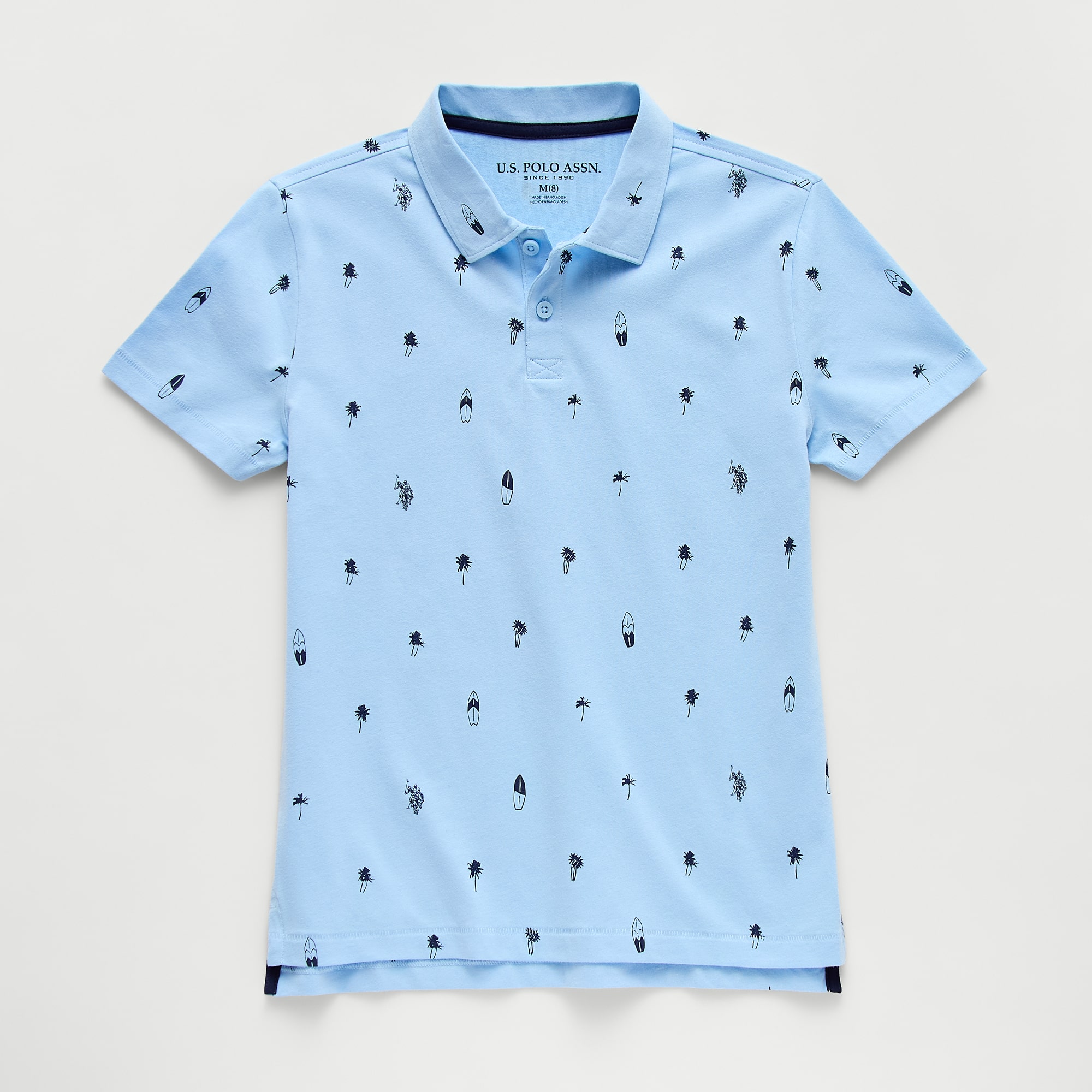 U.S. Polo Assn. Little & Big Kid Boys Short Sleeve Regular Fit Embroidered Polo Shirt