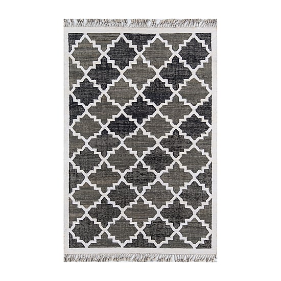 Novogratz Greyback Geometric Indoor Rectangular Accent Rug