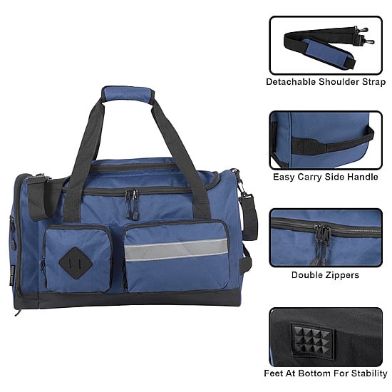 Summit Ridge 20"  Cargo Duffel Bag With Reflective Strip
