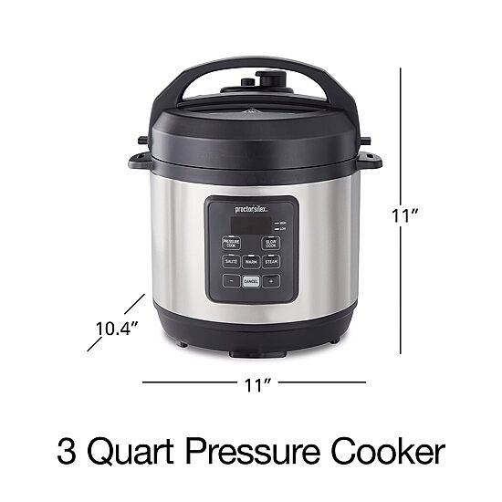 Proctor Silex Pressure Cooking 12 Cups Electric Pressure Cooker