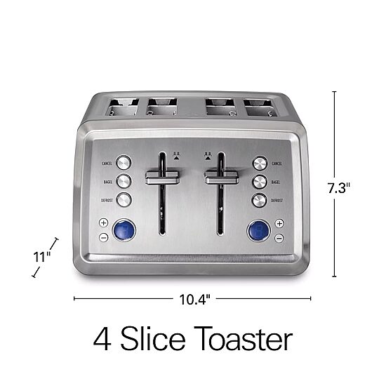 Hamilton Beach Extra Wide Slot Digital 4 Slice Toaster
