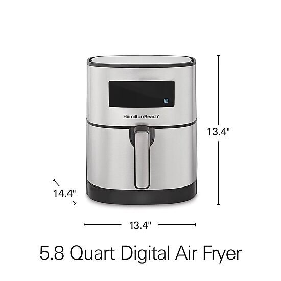 Hamilton Beach 5.8 Quart Digital Air Fryer