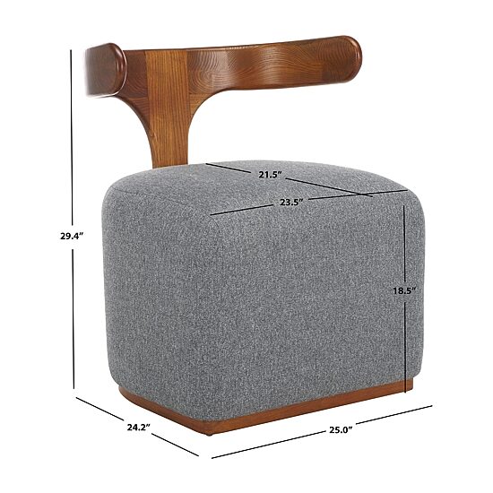 Safavieh Oreus Cushioned Ottoman