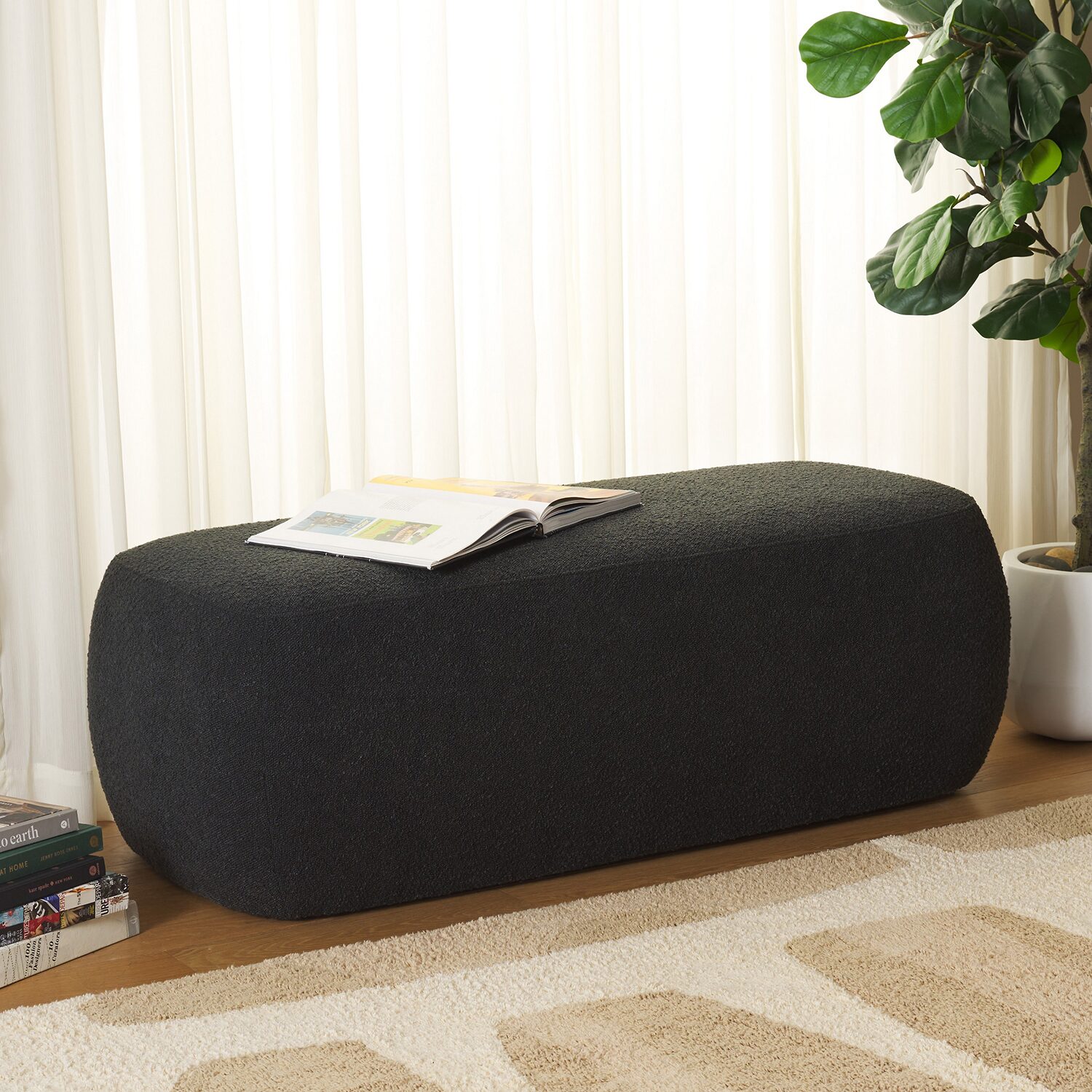 Safavieh Whitley Cushioned Ottoman