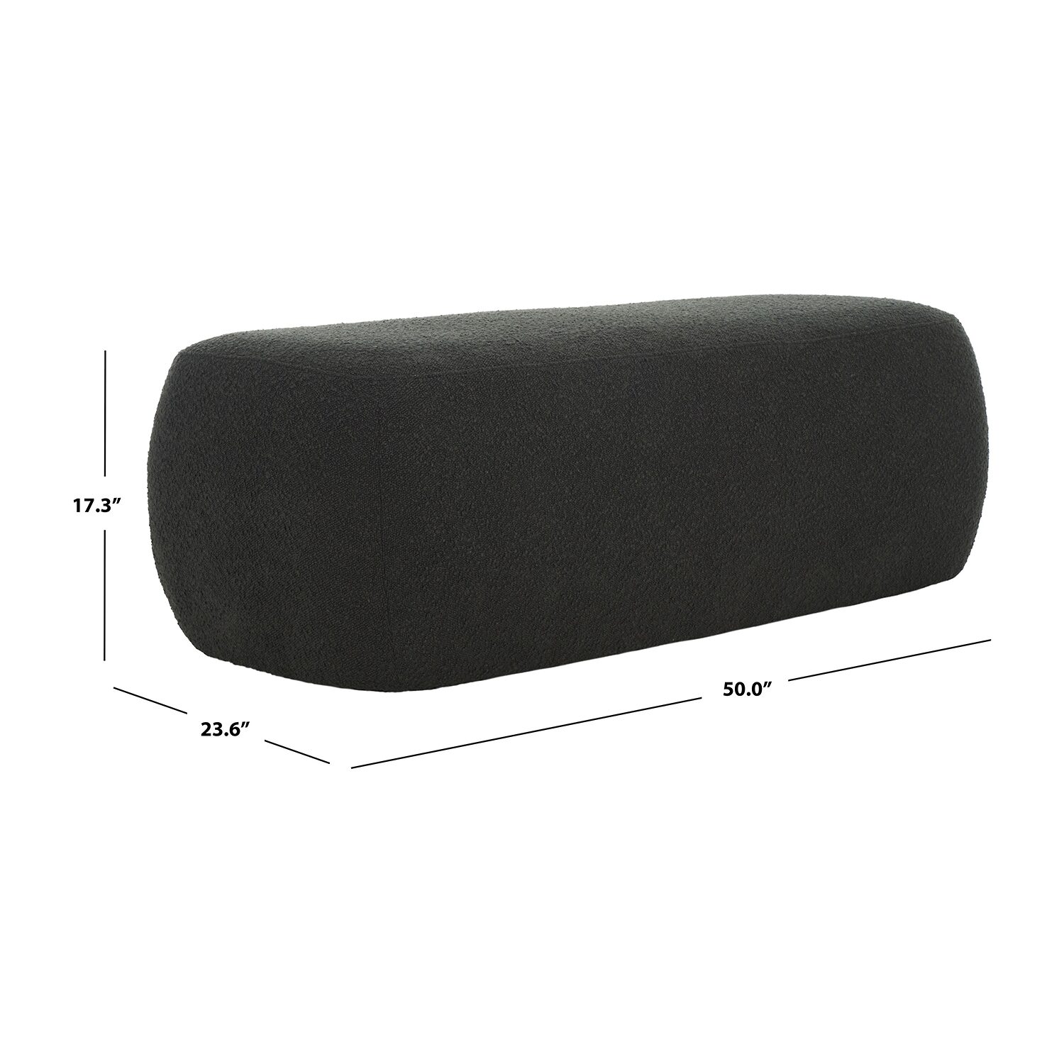 Safavieh Whitley Cushioned Ottoman