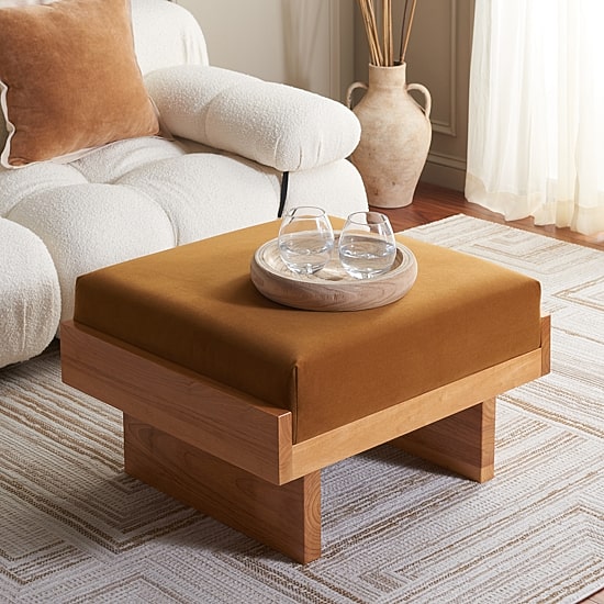 Safavieh Tarilynn Cushioned Ottoman