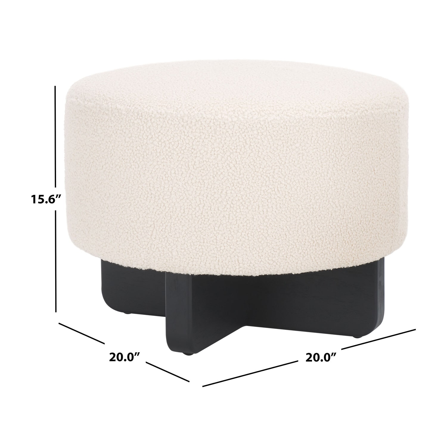 Safavieh Riah Cushioned Ottoman
