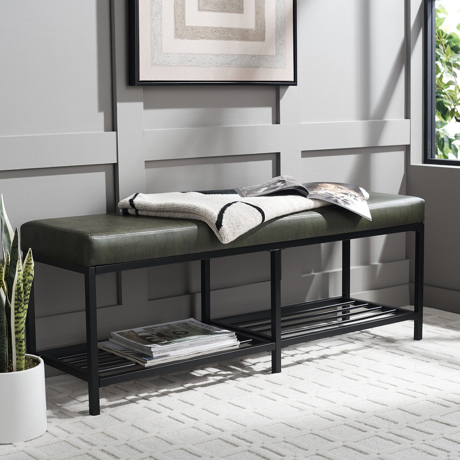Safavieh Yomi Storage Bench