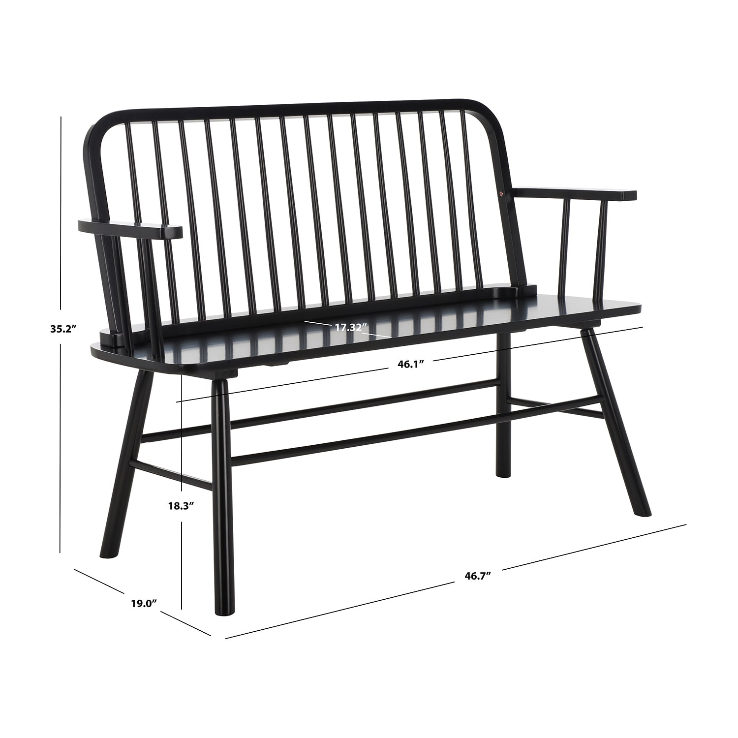 Lucilia Spindle Bench