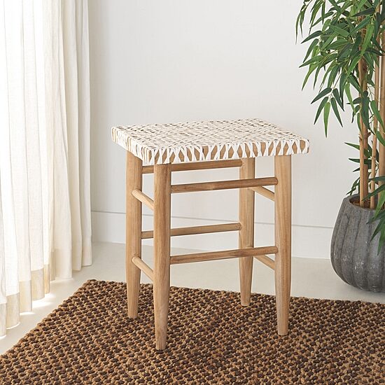 Safavieh Kaleo Counter Height Upholstered Bar Stool