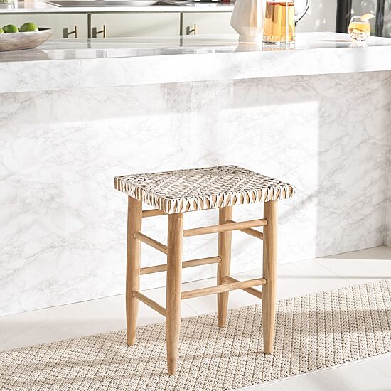 Safavieh Kaleo Counter Height Upholstered Bar Stool