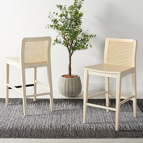 Safavieh Benicio 2-pc. Counter Height Bar Stool