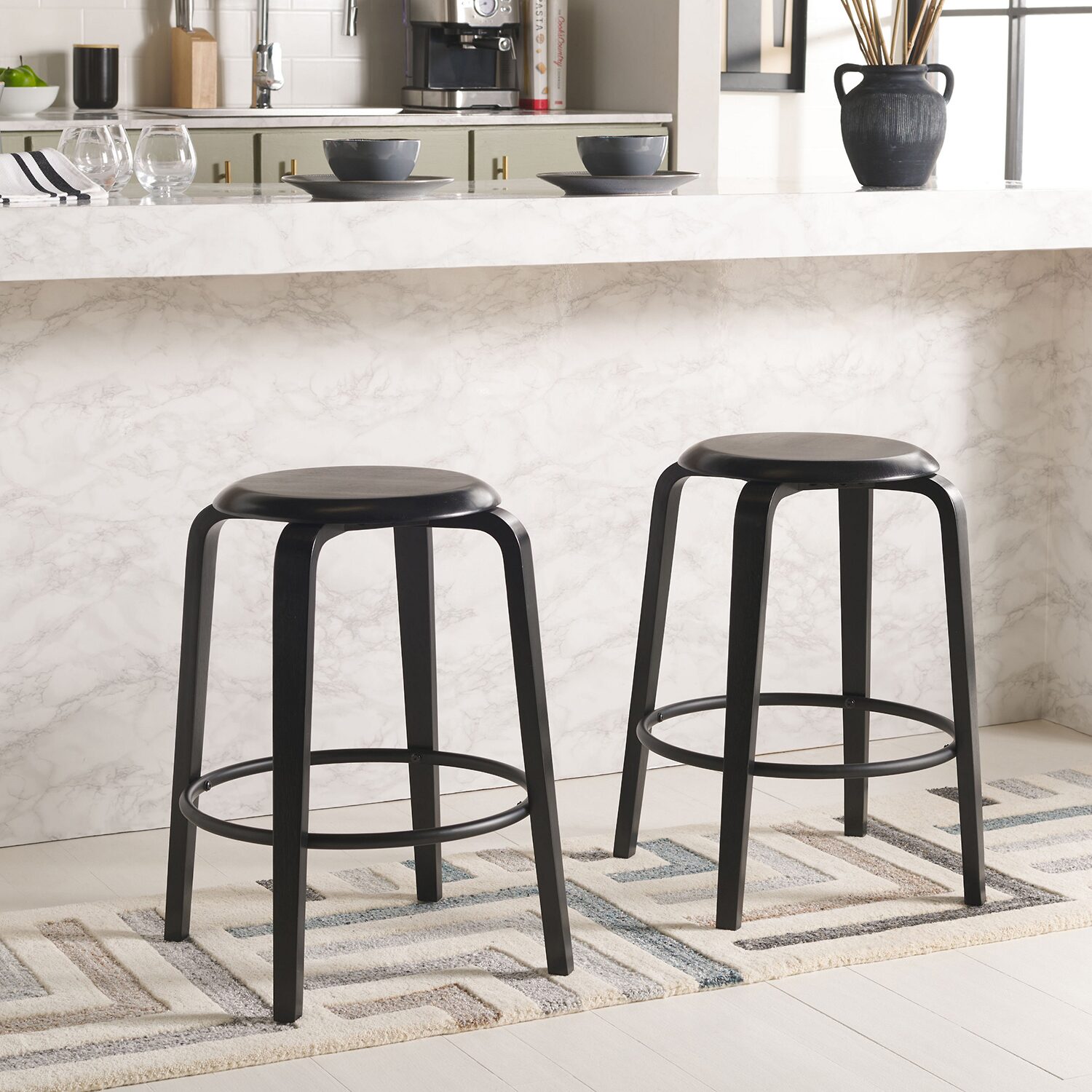 Safavieh Luella 2-pc. Counter Height Bar Stool