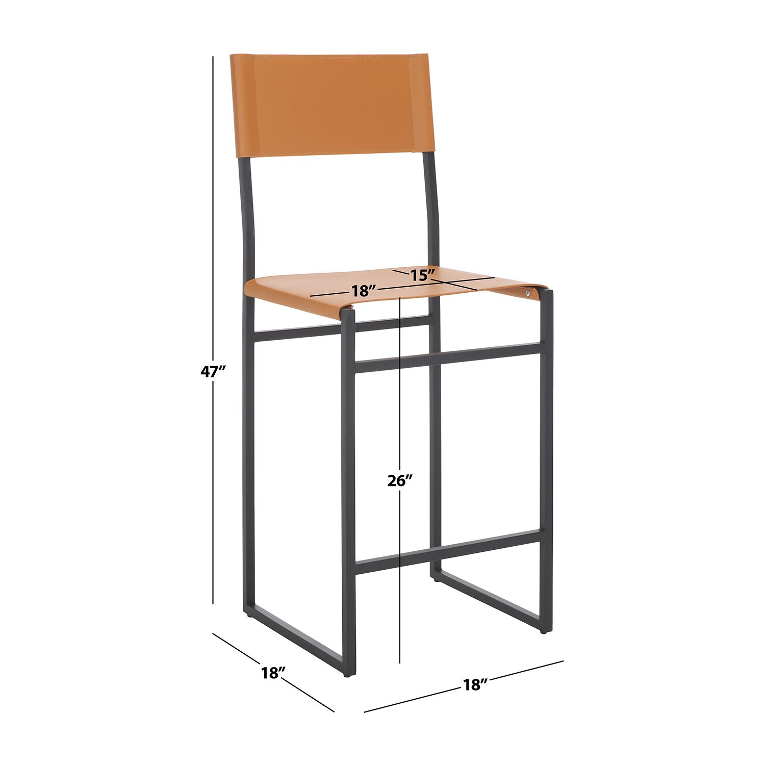 Safavieh Layne Counter Height Bar Stool