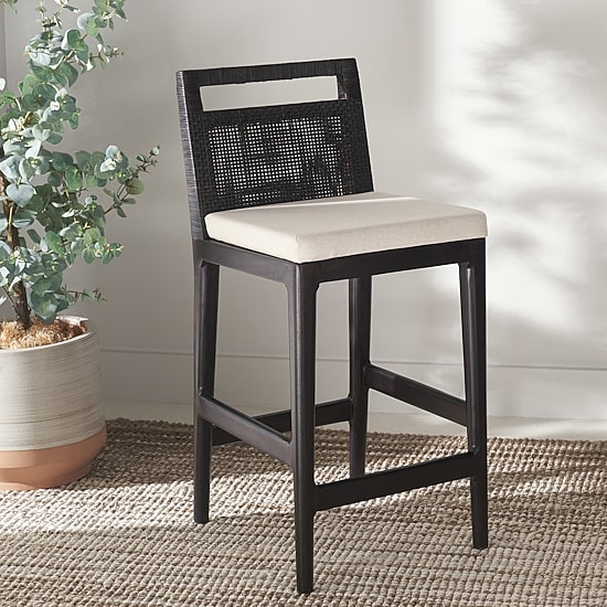 Safavieh Darin Counter Height Upholstered Bar Stool