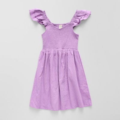 Thereabouts Little & Big Kid Girls Short Sleeve A-Line Dress