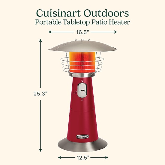 Cuisinart Outdoor Portable Tabletop Patio Heater