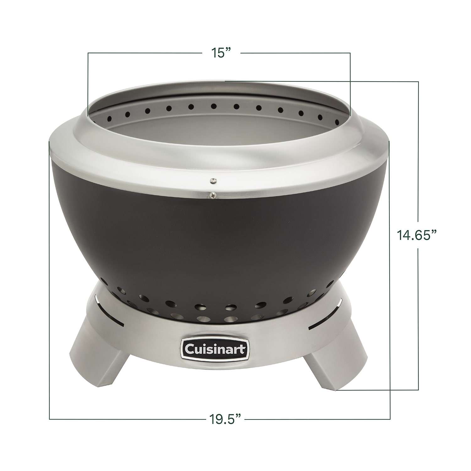 Cuisinart Outdoor 19.5” Cleanburn Smokeless Fire Pit
