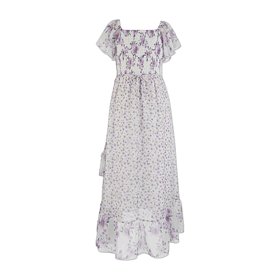 Speechless Big Kid Girls Plus Short Sleeve Flutter A-Line Dress