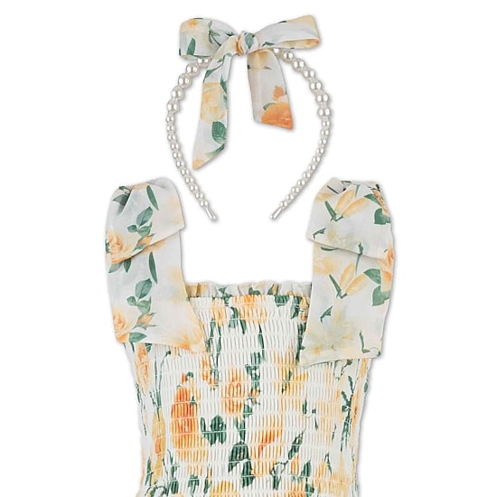 Speechless Big Kid Girls Sleeveless Floral Maxi Dress