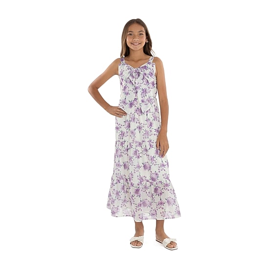 Speechless Big Kid Girls Sleeveless Floral Maxi Dress