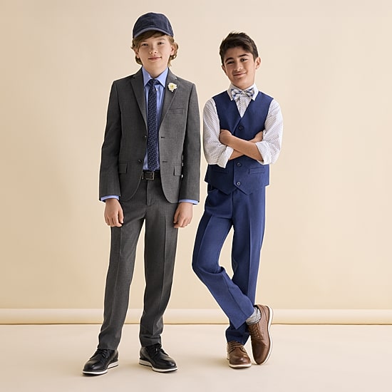 Stafford Little & Big Kid Boys Regular Fit Suit Jacket