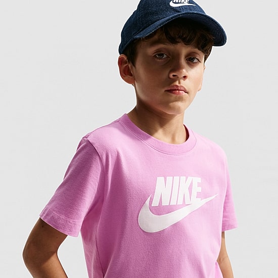 Nike Big Kid Unisex Crew Neck Short Sleeve Regular Fit Graphic T-Shirt