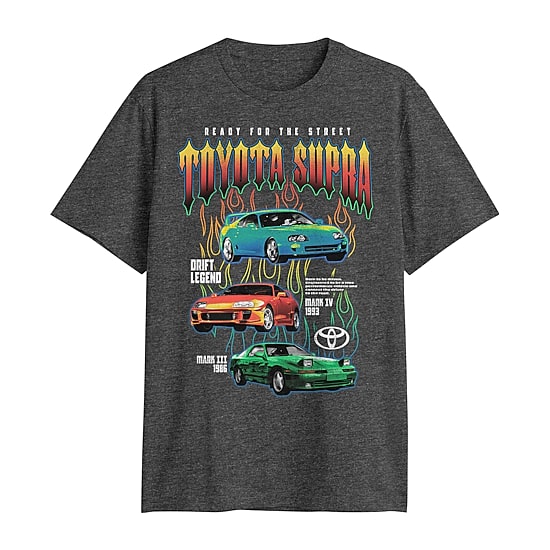 Toyota Mens Crew Neck Short Sleeve Regular Fit Graphic T-Shirt
