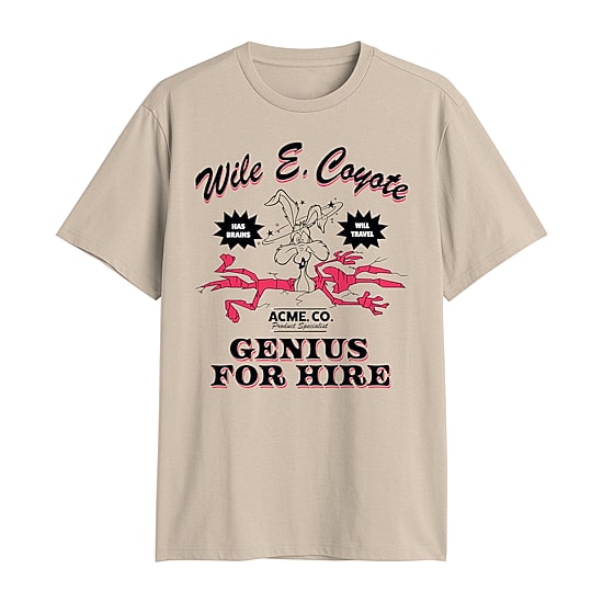 Mens Crew Neck Short Sleeve Regular Fit Looney Tunes Graphic T-Shirt
