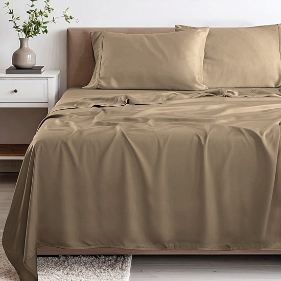 SUPERIOR® Rayon From Bamboo Cooling Silky 300tc Deep Pocket Sheet Set