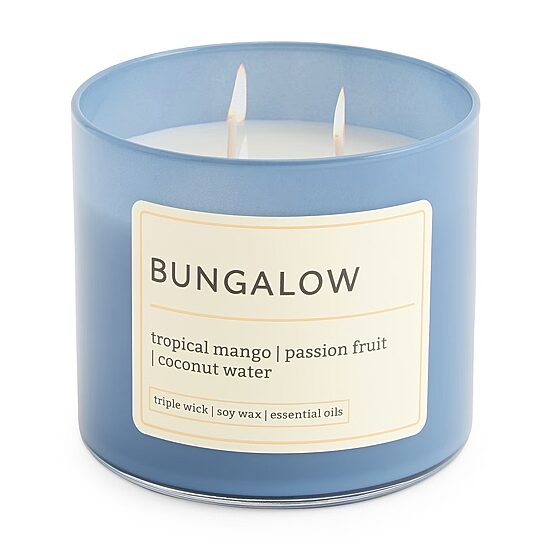 Distant Lands 14oz Bungalow 3-Wick Scented Jar Candle