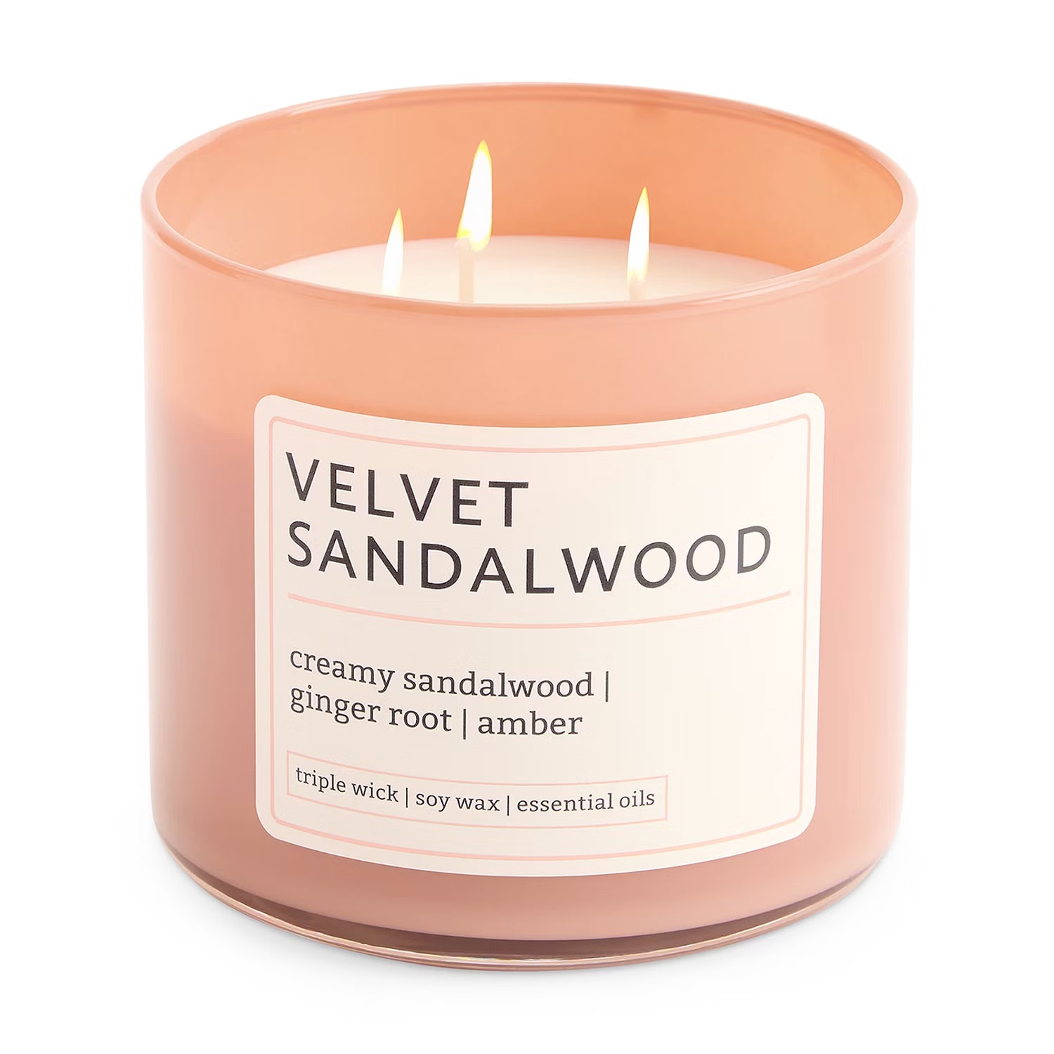 Distant Lands Velvet Sandalwood 3-Wick Scented Jar Candle