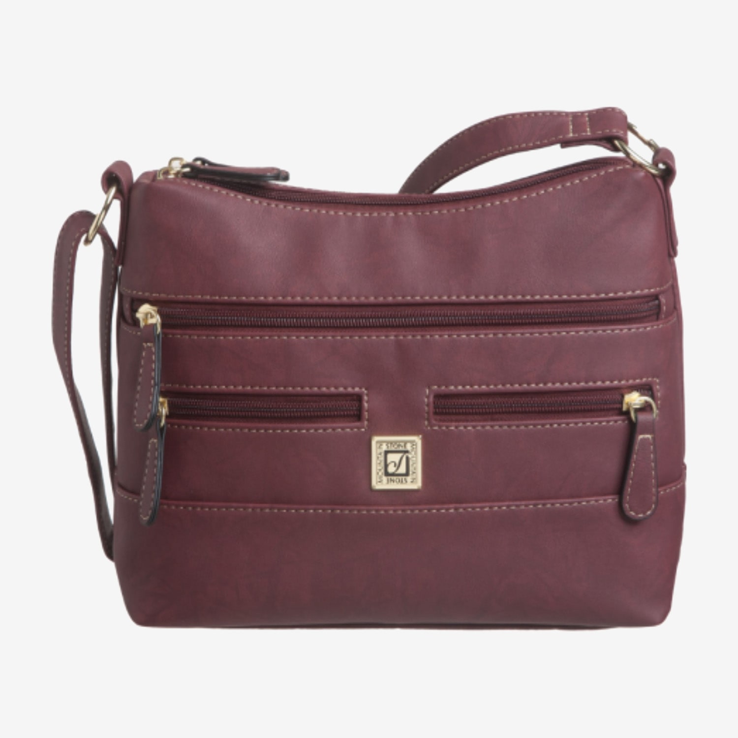 Stone Mountain Crunch Leather Irene Hobo Bag