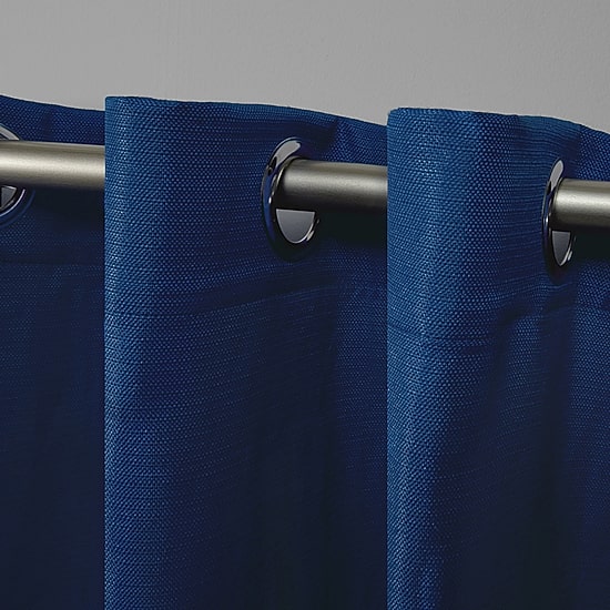 Exclusive Home Curtains Delano Grommet Top Light-Filtering Set of 2 Outdoor Curtain Panel