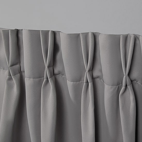 Exclusive Home Curtains Sateen Pinch Pleat Energy Saving Blackout Set of 2 Curtain Panel