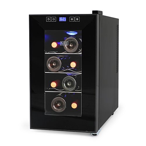 Black+Decker Wine Cooler, One Size, Black