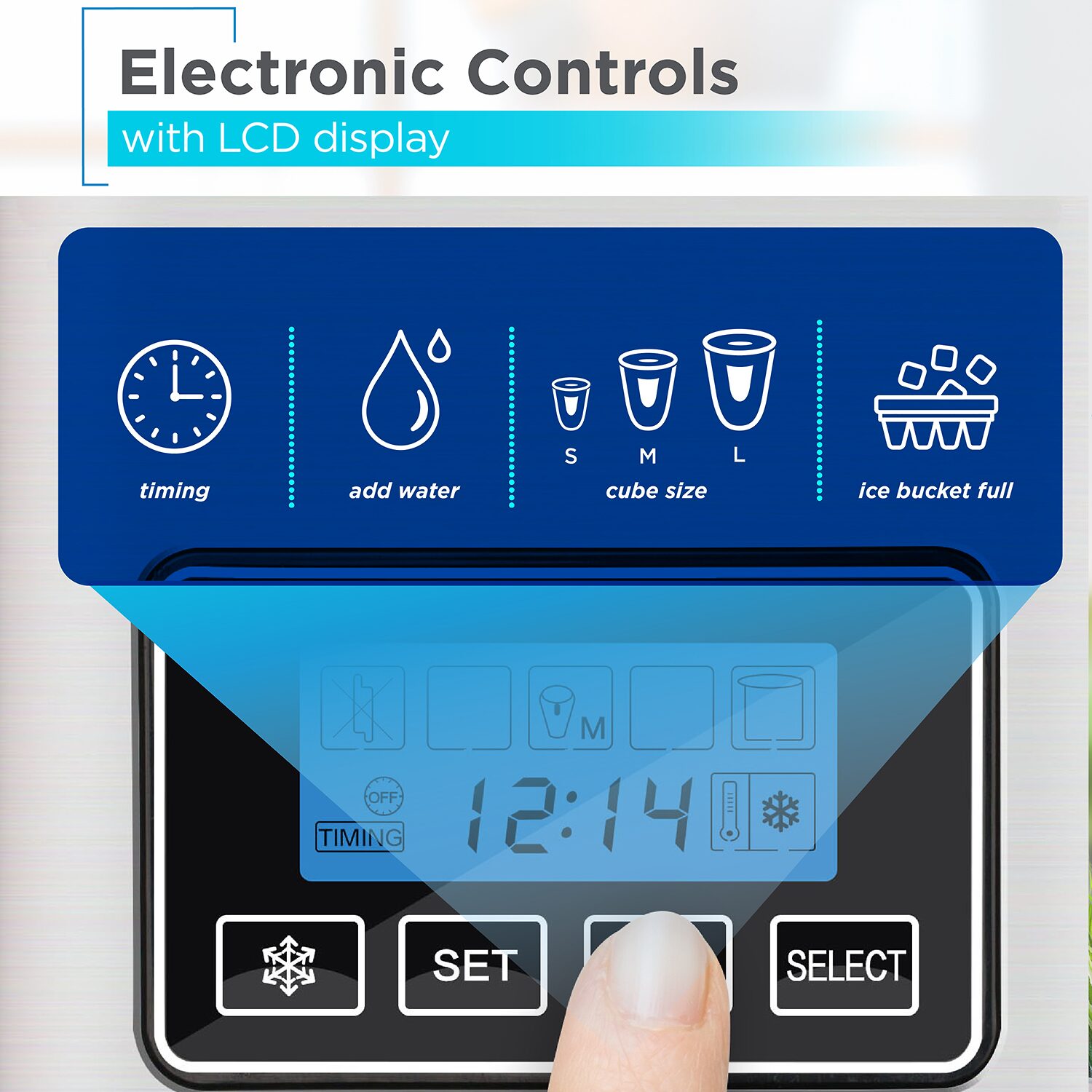 BLACK+DECKER 26-lb. Capacity Ice Maker