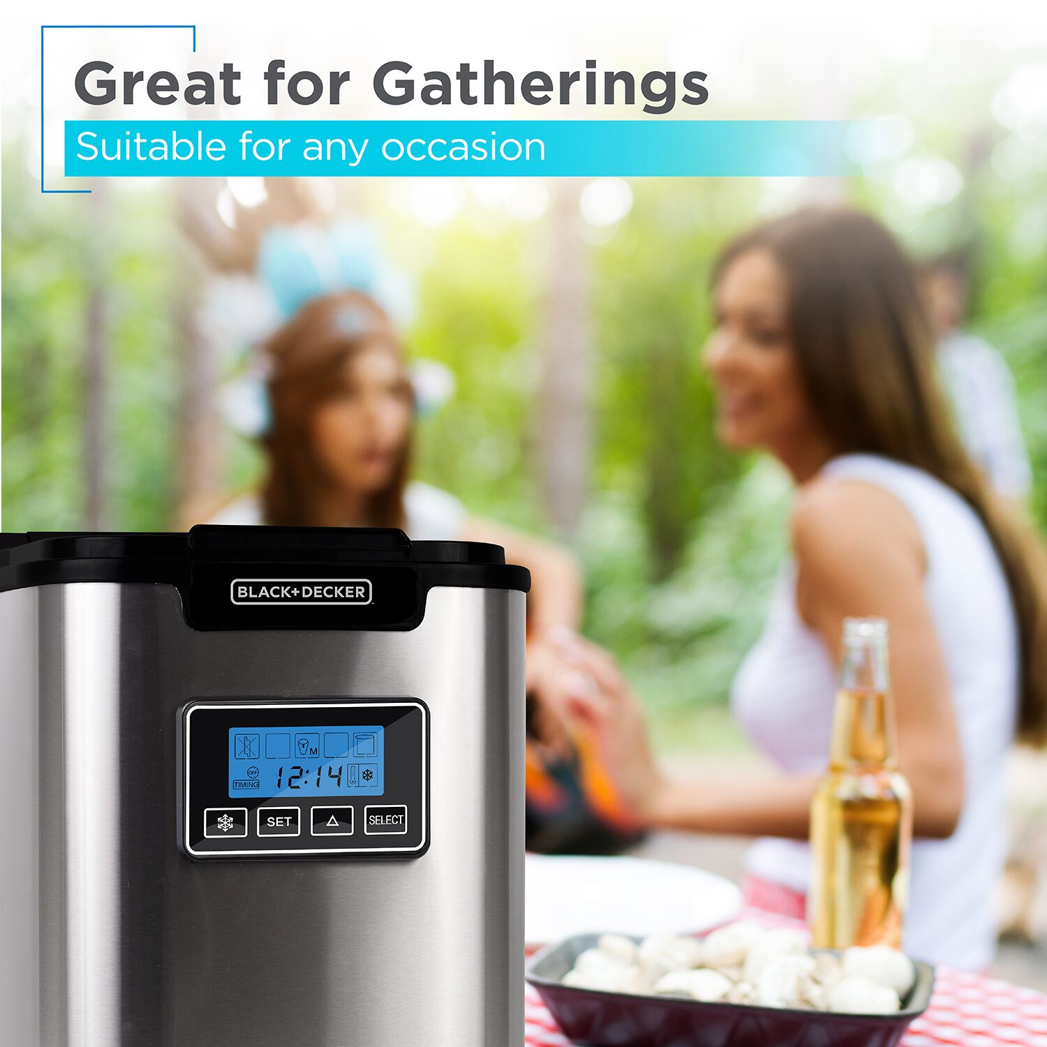 BLACK+DECKER 26-lb. Capacity Ice Maker