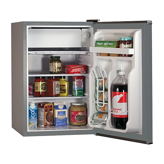 BLACK+DECKER 2.5-Cu. Ft. Compact Refrigerator - Stainless Steel