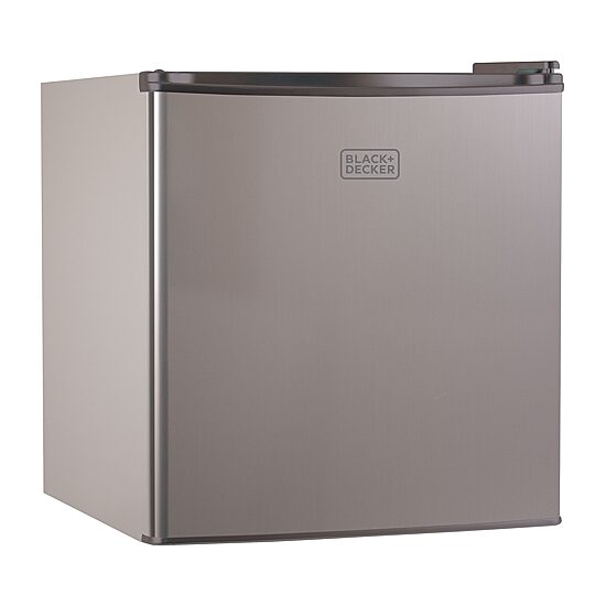 BLACK+DECKER 1.7-Cu. Ft. Compact Refrigerator - Stainless Steel