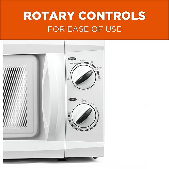 Commercial Chef 0.6-Cu. Ft. Countertop Microwave - White