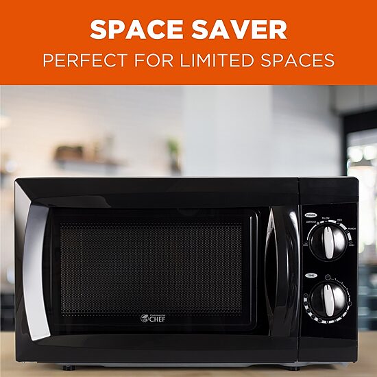 Commercial Chef 0.6-Cu. Ft. Countertop Microwave - Black