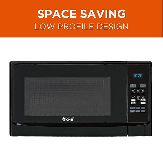 Commercial Chef 1.4-Cu. Ft. Countertop Microwave - Black